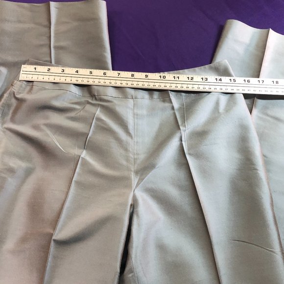 πTalbots Elegant Evening - Formal - Mother of the Bride Silk Pant Suit - Picture 7 of 15